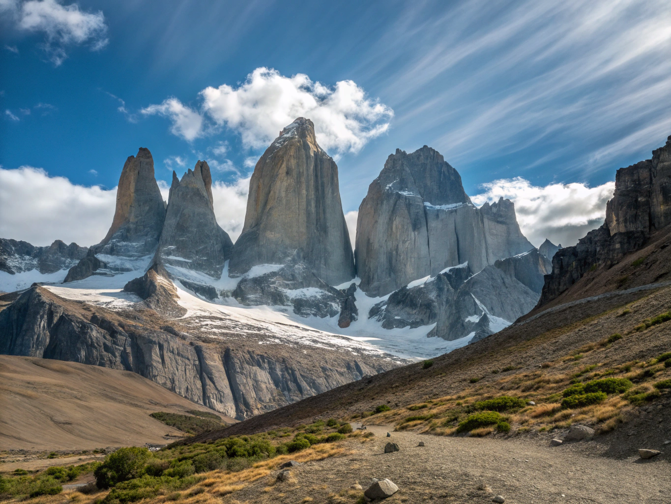 Glacial stream in Torres del Paine